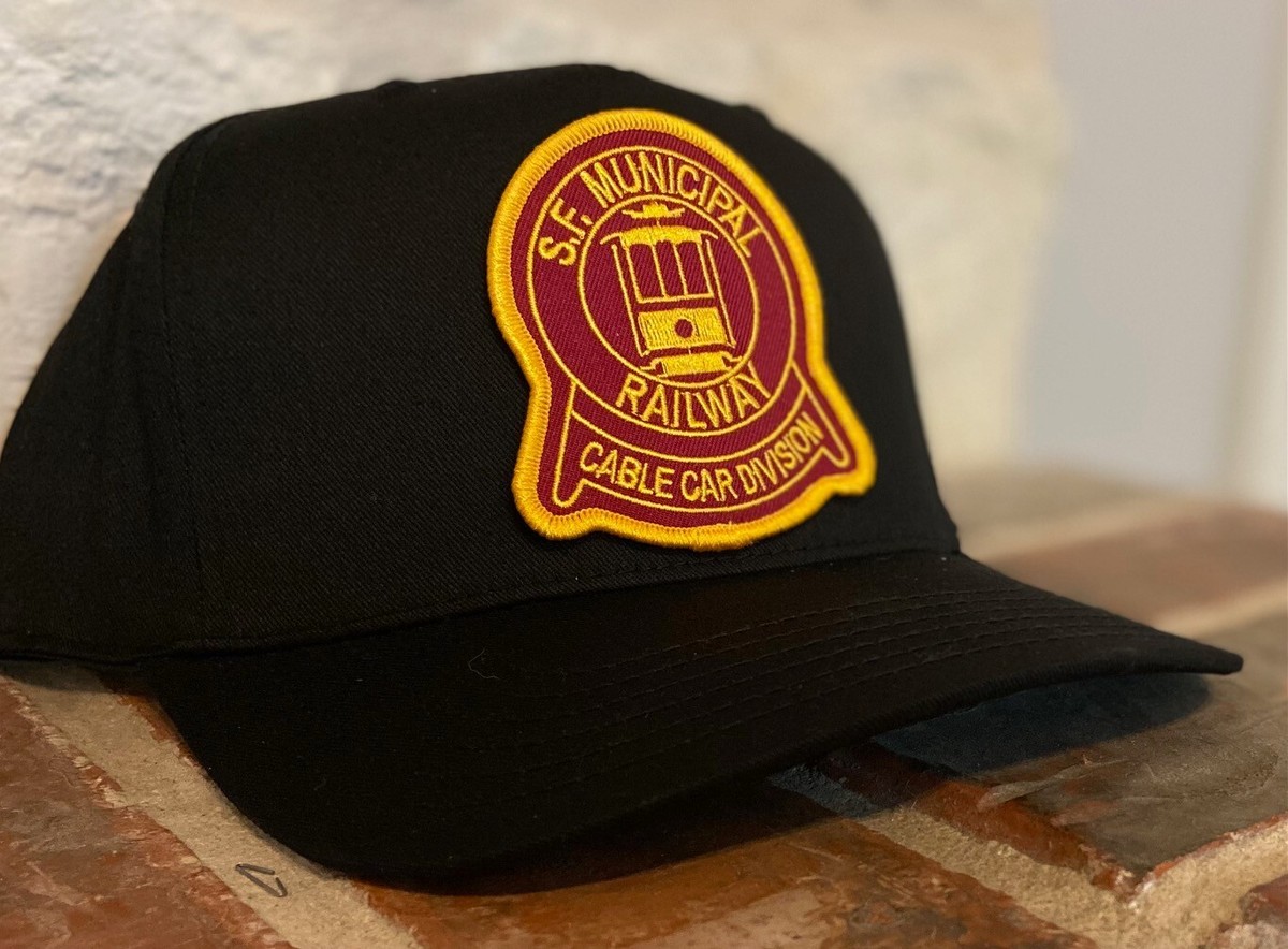 Cap / Hat (Black) -San Francisco Municipal Ry Cable Car (SF Muni