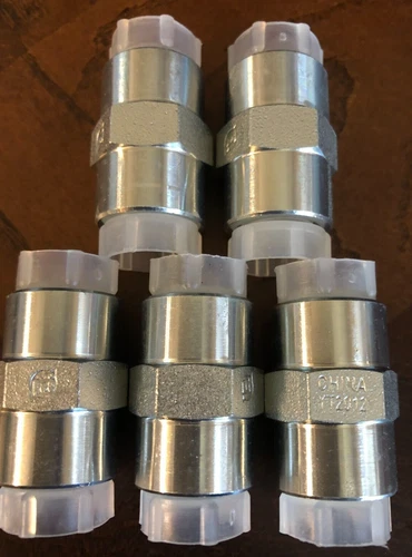 (5 Pack) 5000-04-04 Hydraulic Fitting 1/4" Female NPT x 1/4" Female NPT