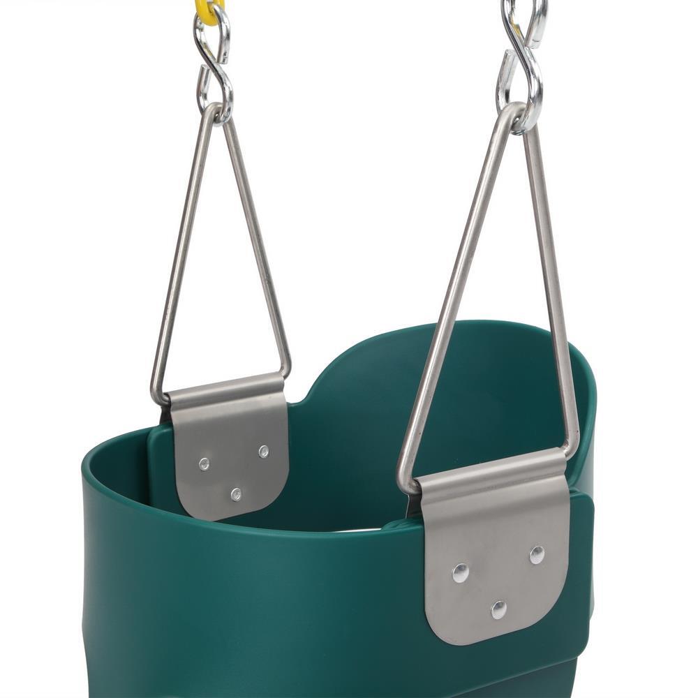 Toddler Swing Heavy Duty, High Back Coated Chains Full Bucket Baby Swing Seat eBay