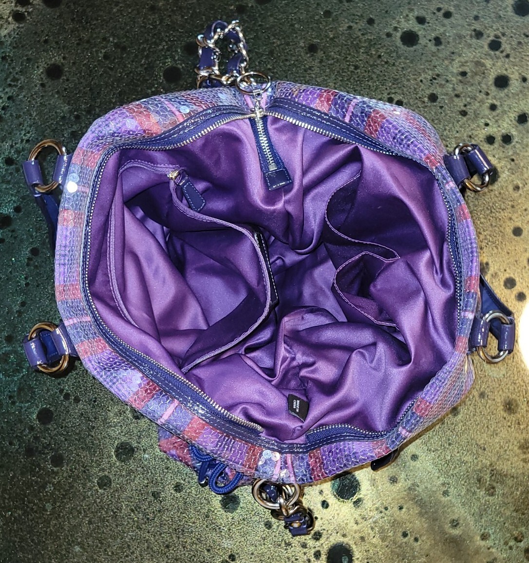 Coach Poppy Large Limited Edition Tartan Glam Sequin Coach Poppy Large Limited Edition Tartan Glam Sequin