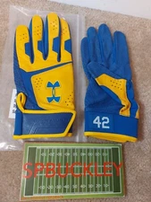 UA UNDER ARMOUR EPIC MLB #42 JACKIE ROBINSON DAY BASEBALL BATTING GLOVES, XL NEW