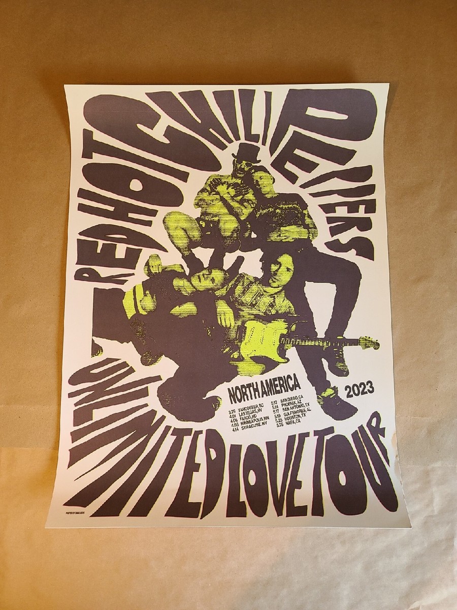 RED HOT CHILI PEPPERS UNLIMITED LOVE NORTH AMERICAN TOUR