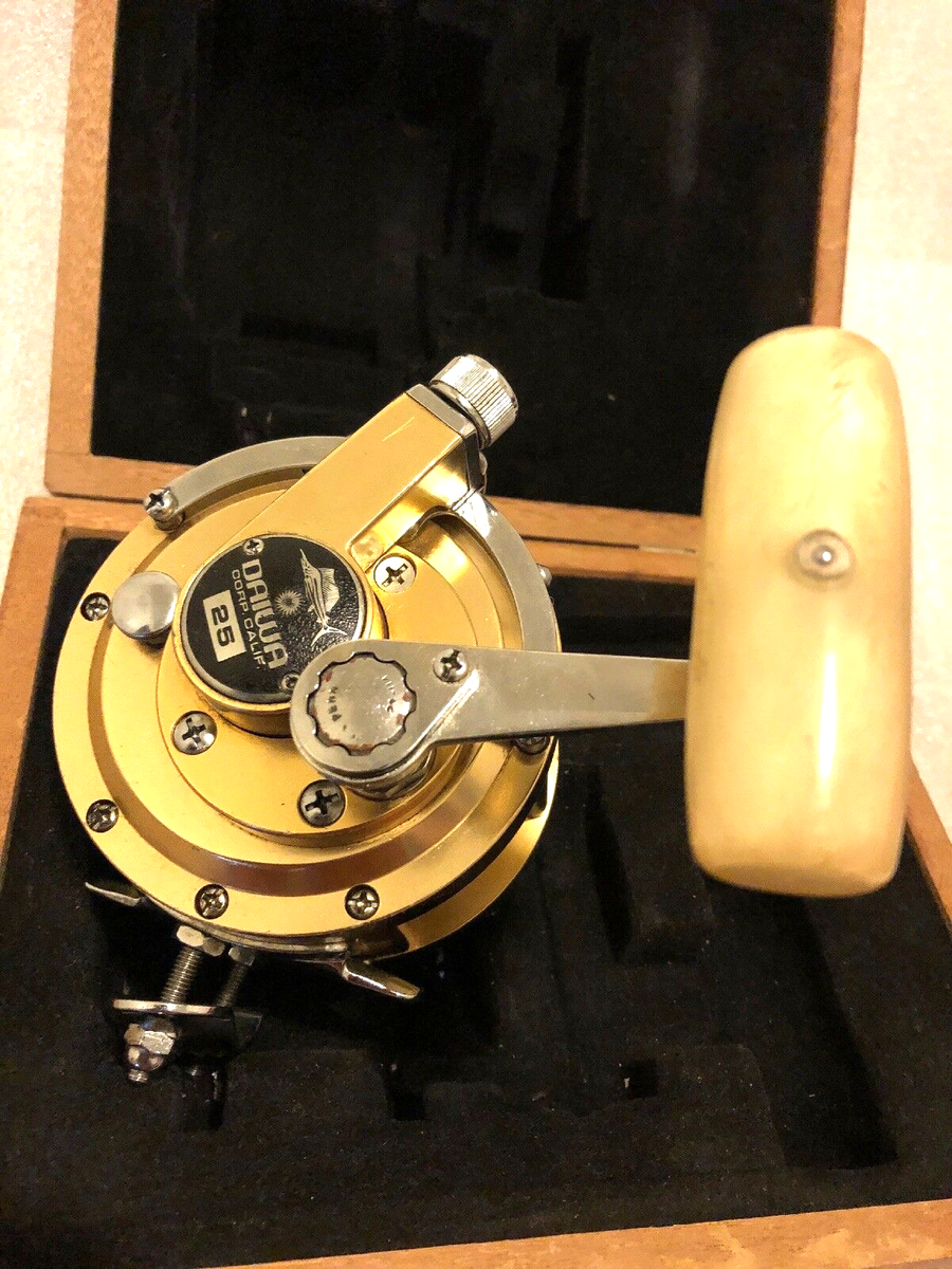 Moulinet De Pêche Daiwa 25 Ventura Roddy Dominator Vintage - Pour Pêche En Mer, Idéal Gros Poissons