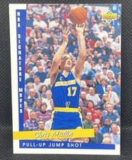 Chris Mullin 1993-94 Upper Deck #242 Signature Moves Golden State Warriors b2