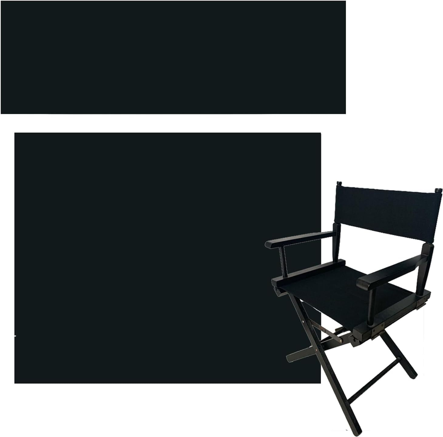Canvas Replacement Cover Kit For 18'' Directors Black