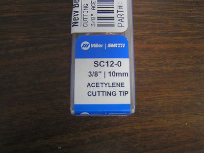 Miller Smith Sc12-2 Acetylene Cutting Tip 1 1/4 Thick 32mm