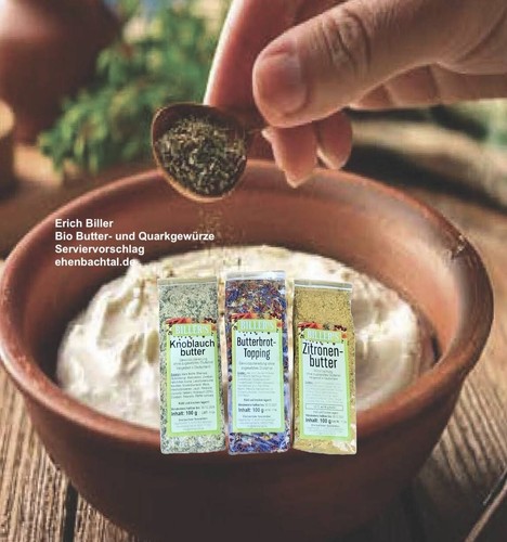 Erich Biller Bio Butter-Gewürz Indische Currybutter (Gewürzzubereitung ...