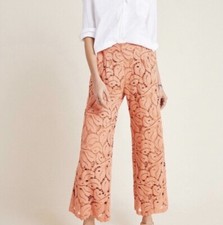 Anthropologie Dolly Lace Trousers