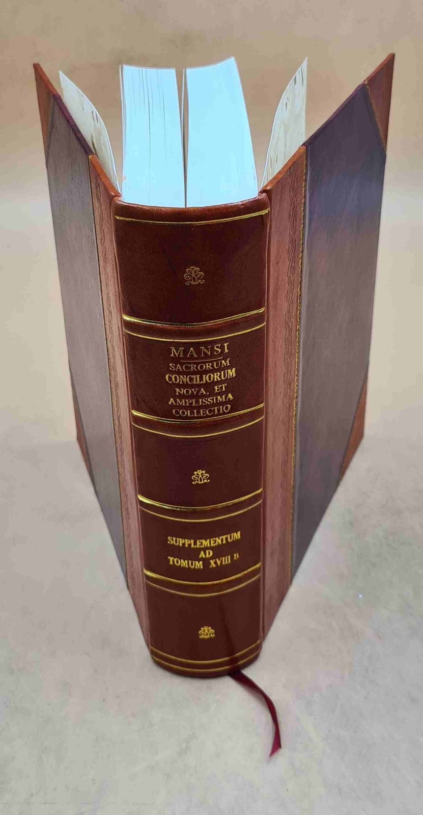 Sacrorum conciliorum nova et amplissima collectio Vol-18B 1903 Leather Bound Edition