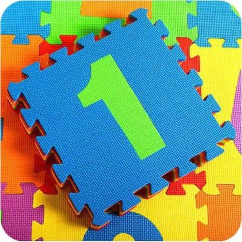BABY PLAY MAT FOR CHILDRENS KIDS NUMBERS SOFT FOAM JIGSAW PUZZLE MATS ...