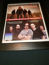 Dream Theater/Megadeth Rare Original Grammy Awards Promo Poster Ad Framed!