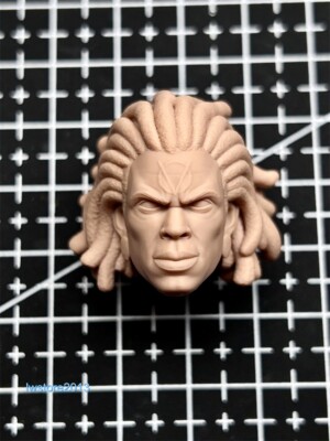 1:12 Doctor Voodoo Head Sculpt Carved Model For 6'' Male Action Figure Body Toys