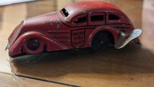 VINTAGE MARX TRICKY FIRE CHIEF WIND UP TOY WITH KEY