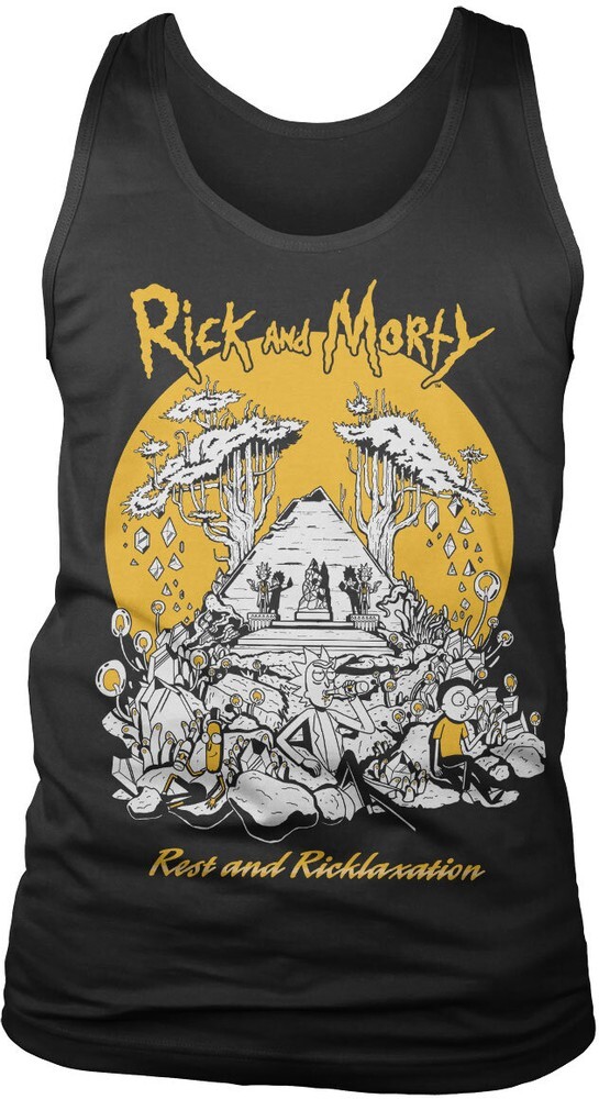 ALTRA Top Rick And Morty Rest And Ricklaxation nera