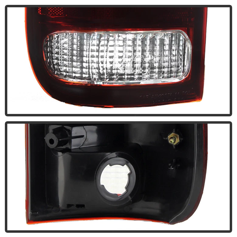 1997-2003 Ford F150 99-07 F250 F350 SuperDuty Red Smoke Tail Lights Brake Lamps - Image 4 of 4