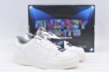 Boy's Skechers Energy Lights- Elate Sneakers in White SIze 6