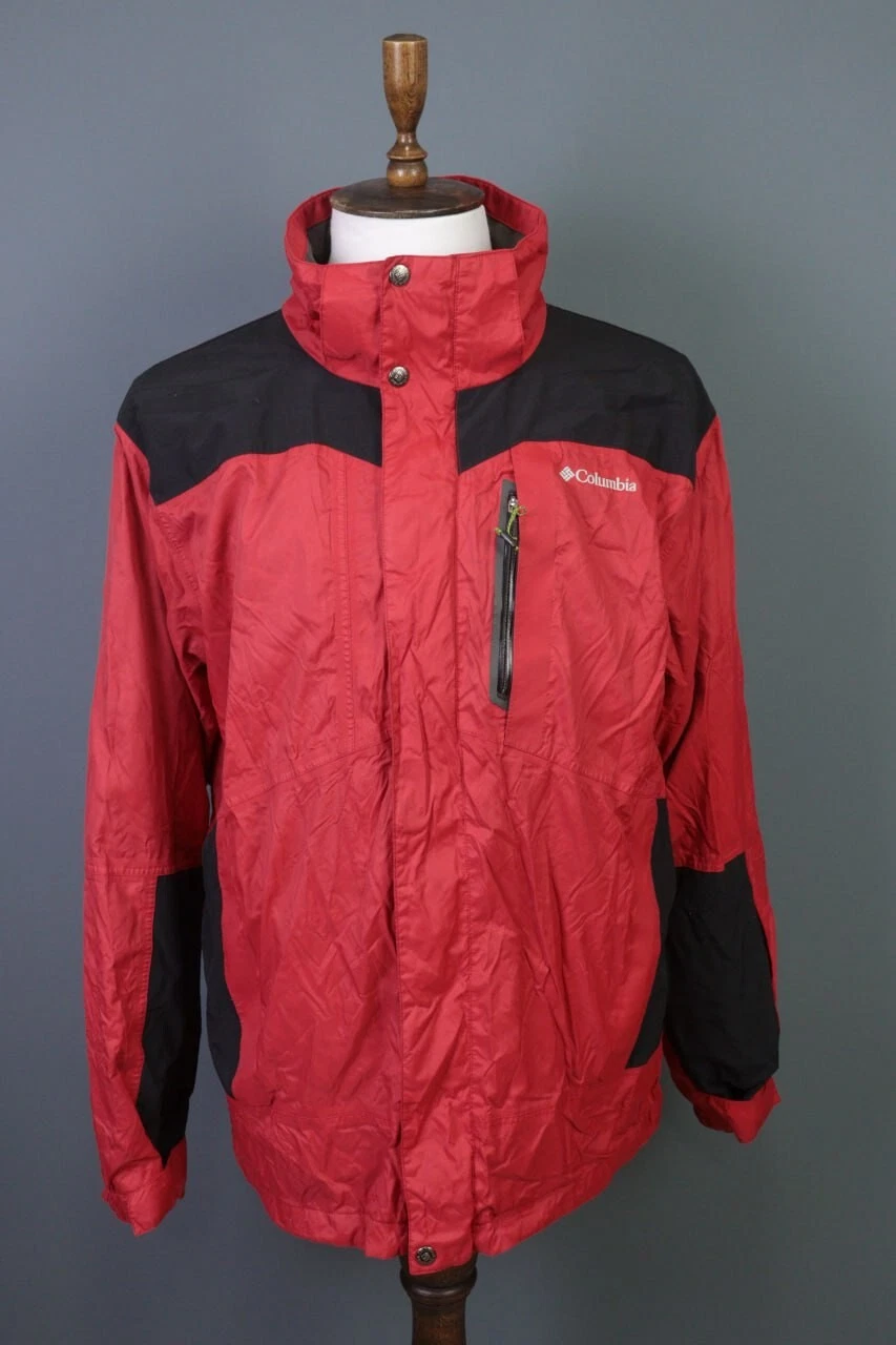 Columbia Red Thermai Comfort Omne-Heat Sportswear Company Hiking Jacket Size XL
