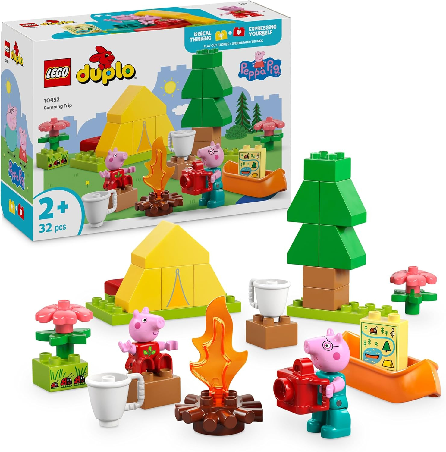 LEGO DUPLO Peppa Pig: Gita in Campeggio con Papà