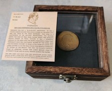 Vespasian Roman Emperor ~ AE Sestertius ~ Wooden presentation box ~ Great Gift!