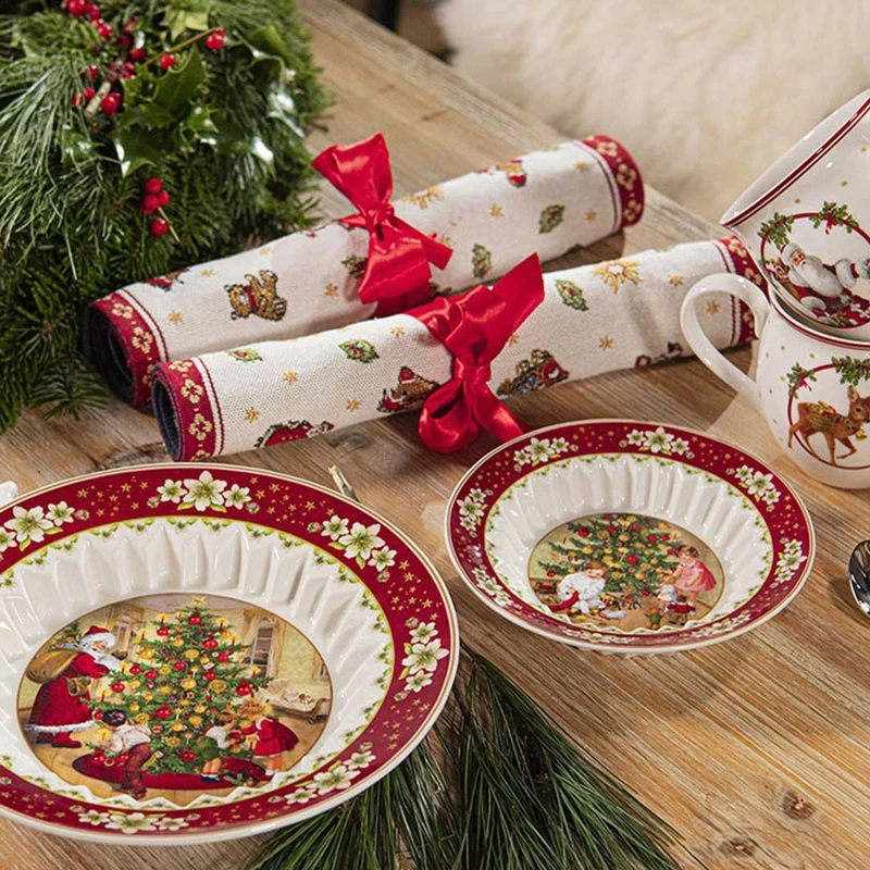 Ciotola Coppa Grande Natale Regali Babbo Natale Villeroy & Boch Toy's Fantasy, fotografia 8 di 9