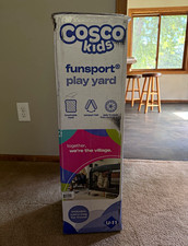 Cosco Kids FunSport Play Yard Portable Foldable Breathable Mesh, Carry Bag