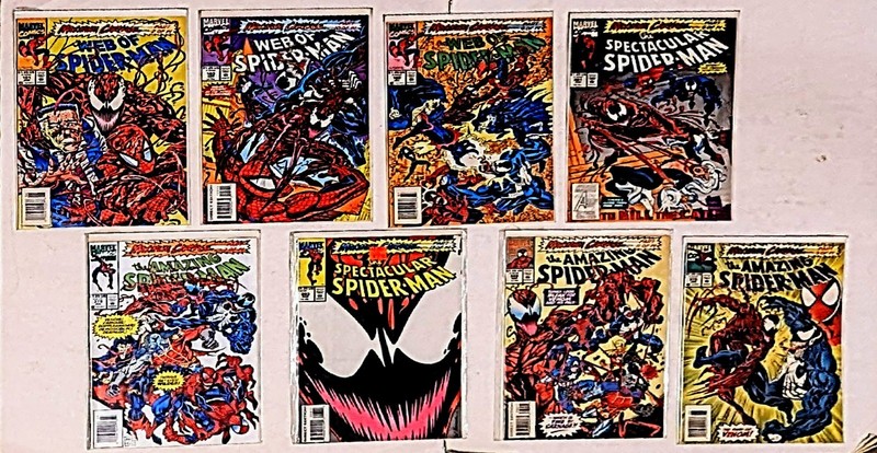 Spider-Man Maximum Carnage Comic Book Lot - Venom - Demogoblin - Marvel Comics
