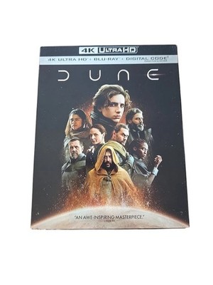 DUNE (4K ULTRA HD + BLU-RAY + DIGITAL + SLIPCOVER)  FACTORY SEALED  
