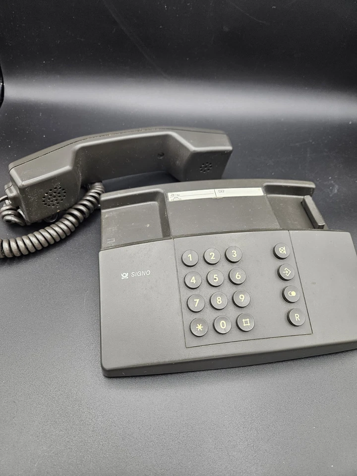 Telekom Signo Telefon Posttelefon Tastentelefon Analog 1991 Schwarz Vintage - Bild 2 von 3