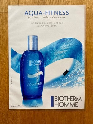 Biotherm Homme Aqua-Fitness Pflege Mann retro 2001 Vintage Ad Werbung Reklame
