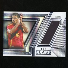 2025 Futera Platinum Rodri 1st Class Game Worn Jersey Blue 8/8 Spain ZD5562