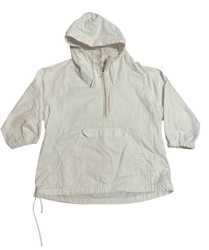 Marni, Marni Estate 2009 Anorak Pullover Giacca Cotone Bianco Cappotto con Cappuccio Vintage