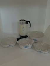 Vintage Coneflower Corelle Chilton Children  s Kitchen Playset Lot 12 Pieces