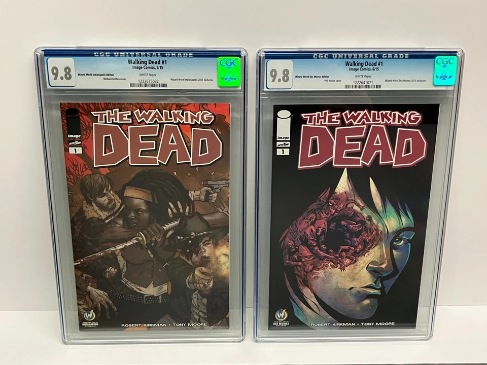 Lot of 9 ** The Walking Dead #1 Comics ALL GRADED CGC 9.8 - Image 4 of 4
