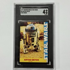 1977 Star Wars Wonder Bread #8 R2-D2 SGC 4 VG/EX