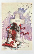 DAREDEVIL: END OF DAYS #3 COVER Art Print Marvel ALEX MACK ELEKTRA