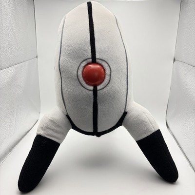 ThinkGeek Portal 2 Talking Sentry Turret Plush Toy Light Flickers No Sound
