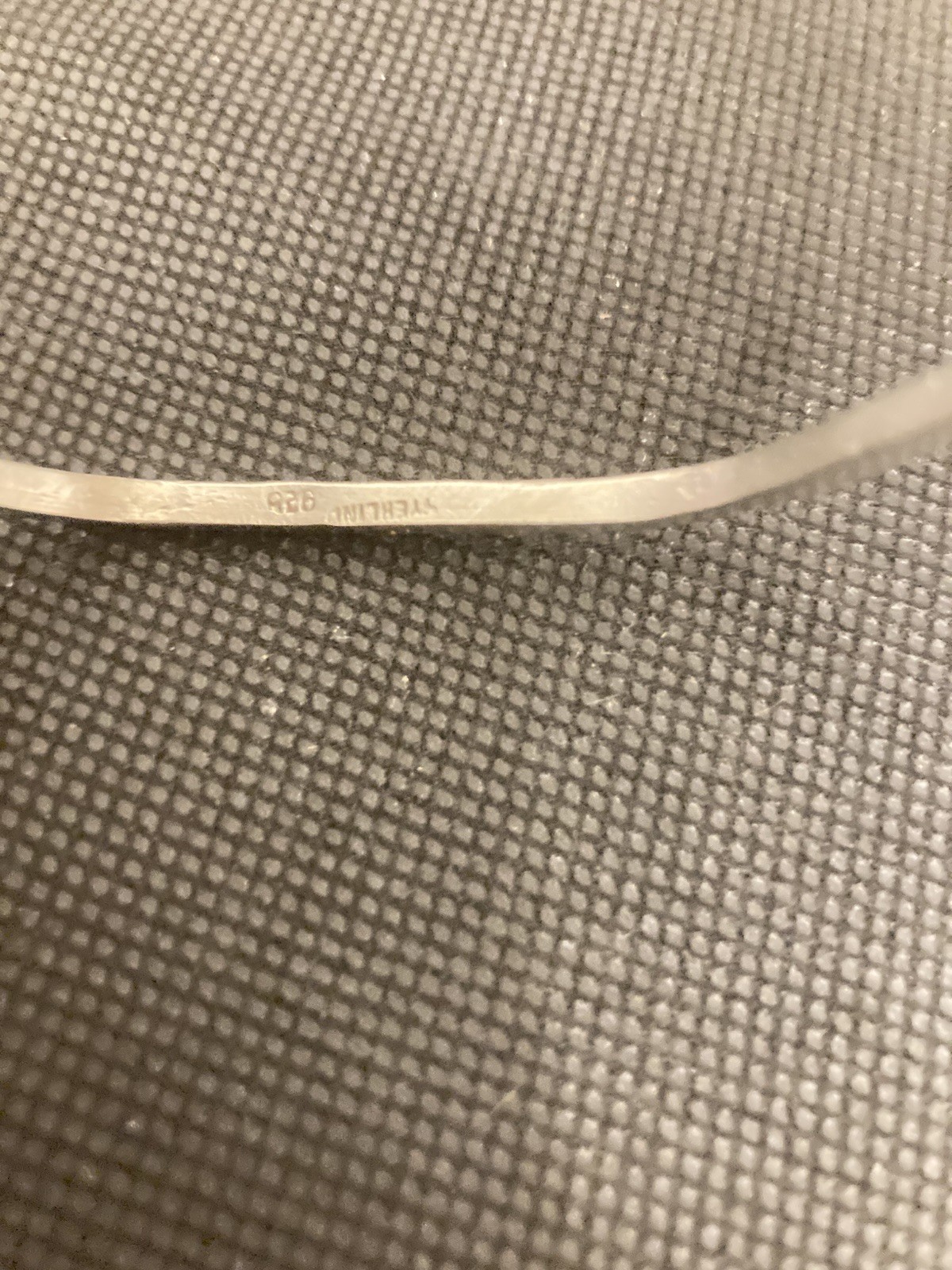 Sterling Silver 925 Octagonal Bangle Bracelet - image 4