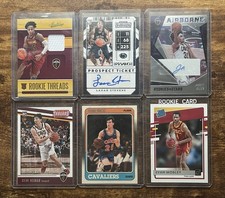 Cleveland Cavaliers Rookie, Autograph, and Relic Lot (6) Mark Price Evan Mobley 