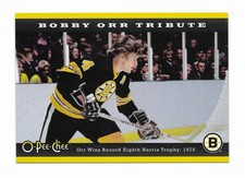 2007-08 O-PEE-CHEE BOBBY ORR 1975 TRIBUTE JUMBO INSERT   # ORR4  HOCKEY CARD