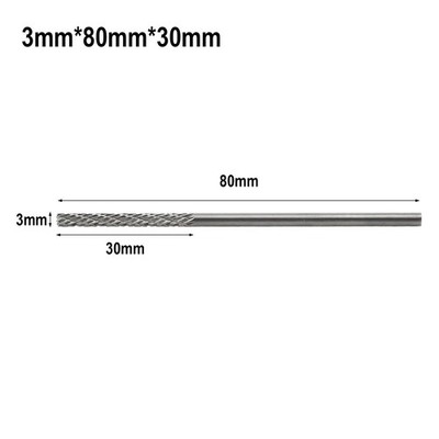 Hartmetall Bohrer Hartmetall Rotationsfrässtift Jade Werkzeugmaschine Aluminium