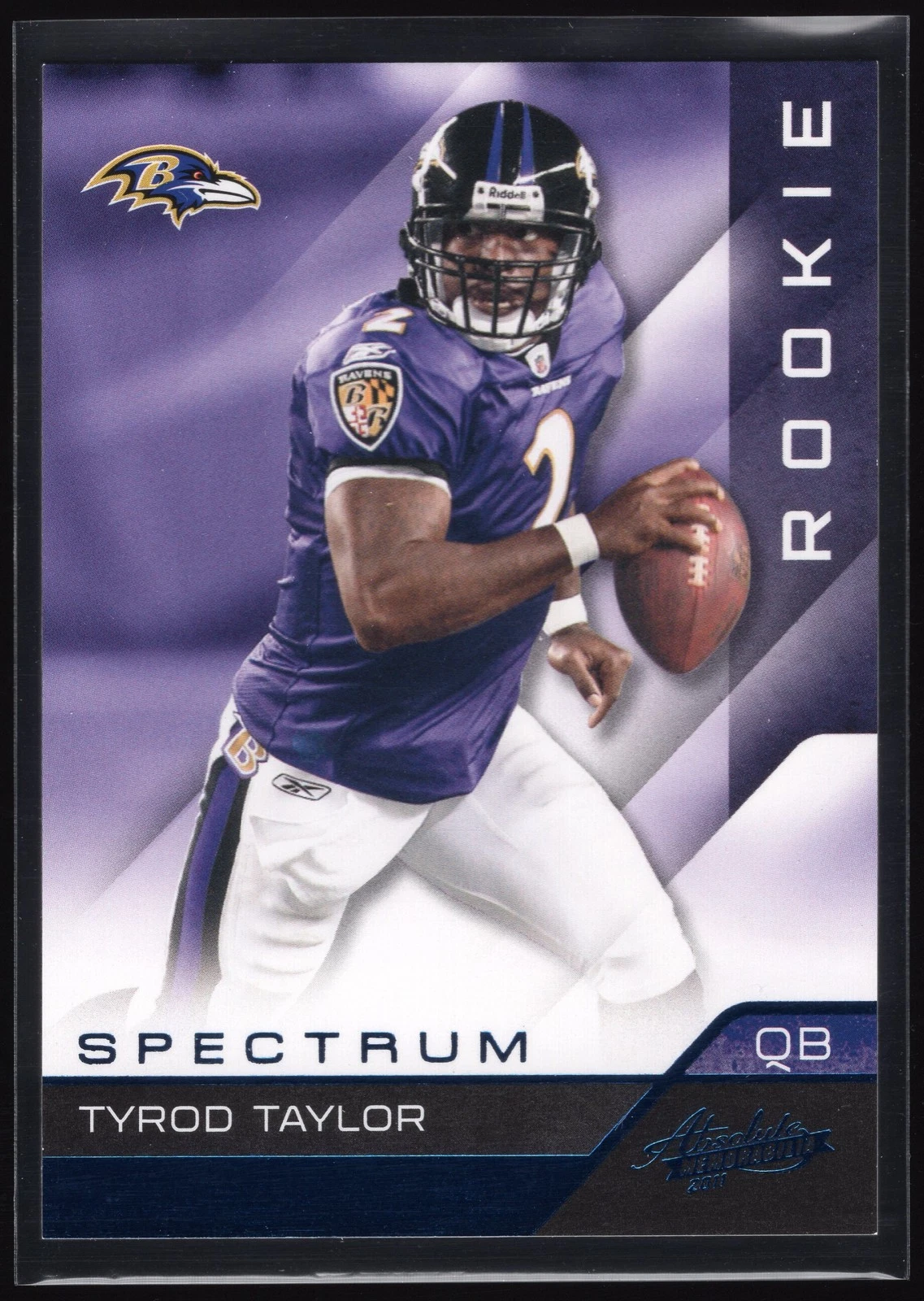 Tyrod Taylor Panini Absolute Memorabilia #142 Spectrum Platinum Autograph