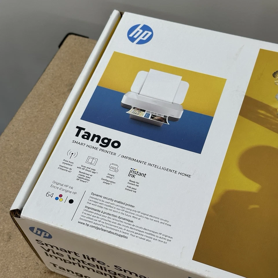 NEW IN BOX HP Tango Smart Wireless Printer Copy & Scan 2RY54A FACTORY SEALED - Image 4 of 4