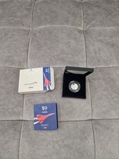 Concorde 2026 UK 50p Silver Proof Piedfort Coin - #408
