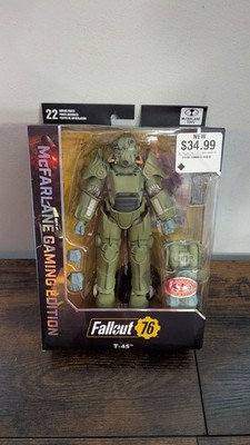 McFarlane Fallout 76 T-45 Power Armor Red Platinum Edition Action Figure New