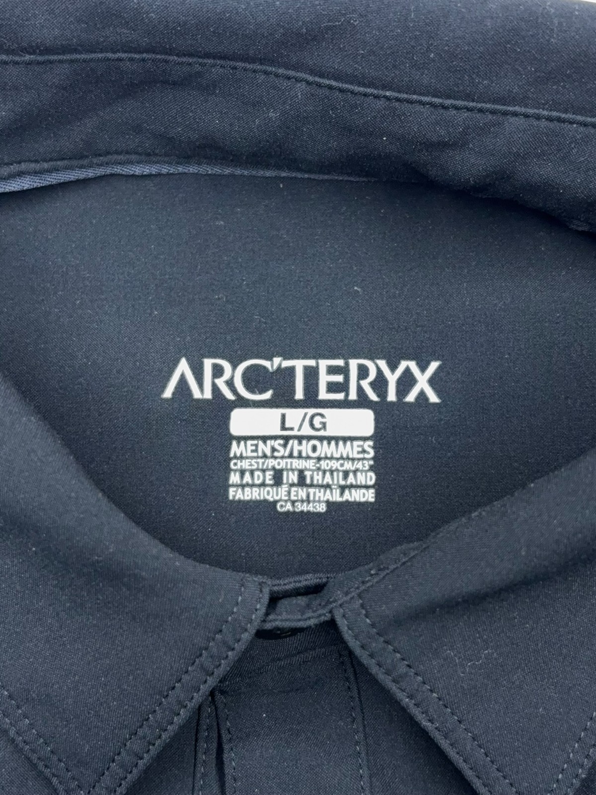 Arc'teryx Men's Polo Shirt Short Sleeve Performance Stretch Black - Size Large thumbnail 8