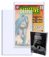 10 BCW Silver Comic Book Toploaders 7-1/4x10-3/4 Holder Rigid Plastic Protectors
