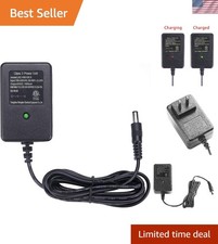 6V Battery Charger for Ride on Toys, 6V Charger for Kidzone, Flybar Bumper Ri...