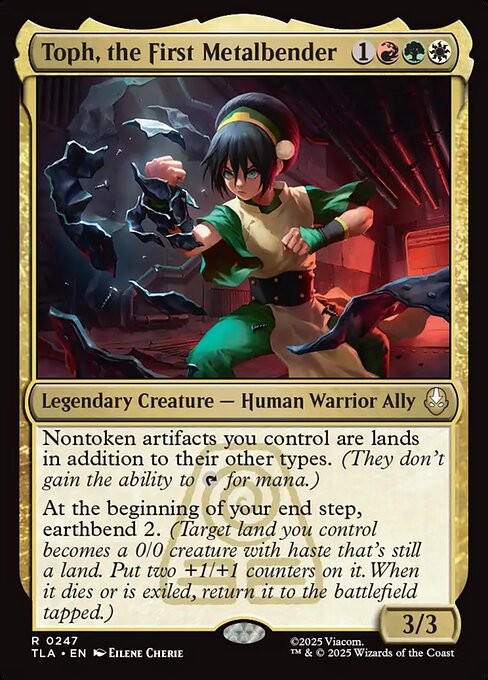 MTG Toph, the First Metalbender [TLA] #247 en