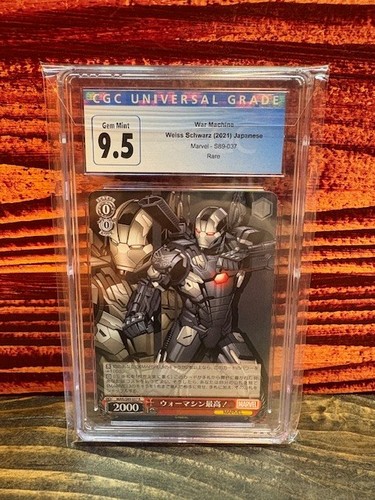 2021 War Machine Weiss Schwarz Japanese Marvel-S89-037 Rare CGC 9.5 (4096168071)