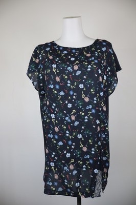 MARELLA SPORT DAMEN SHIRT GR L WOMAN SHIRT CASUAL VINTAGE KURZARM VISKOSE
